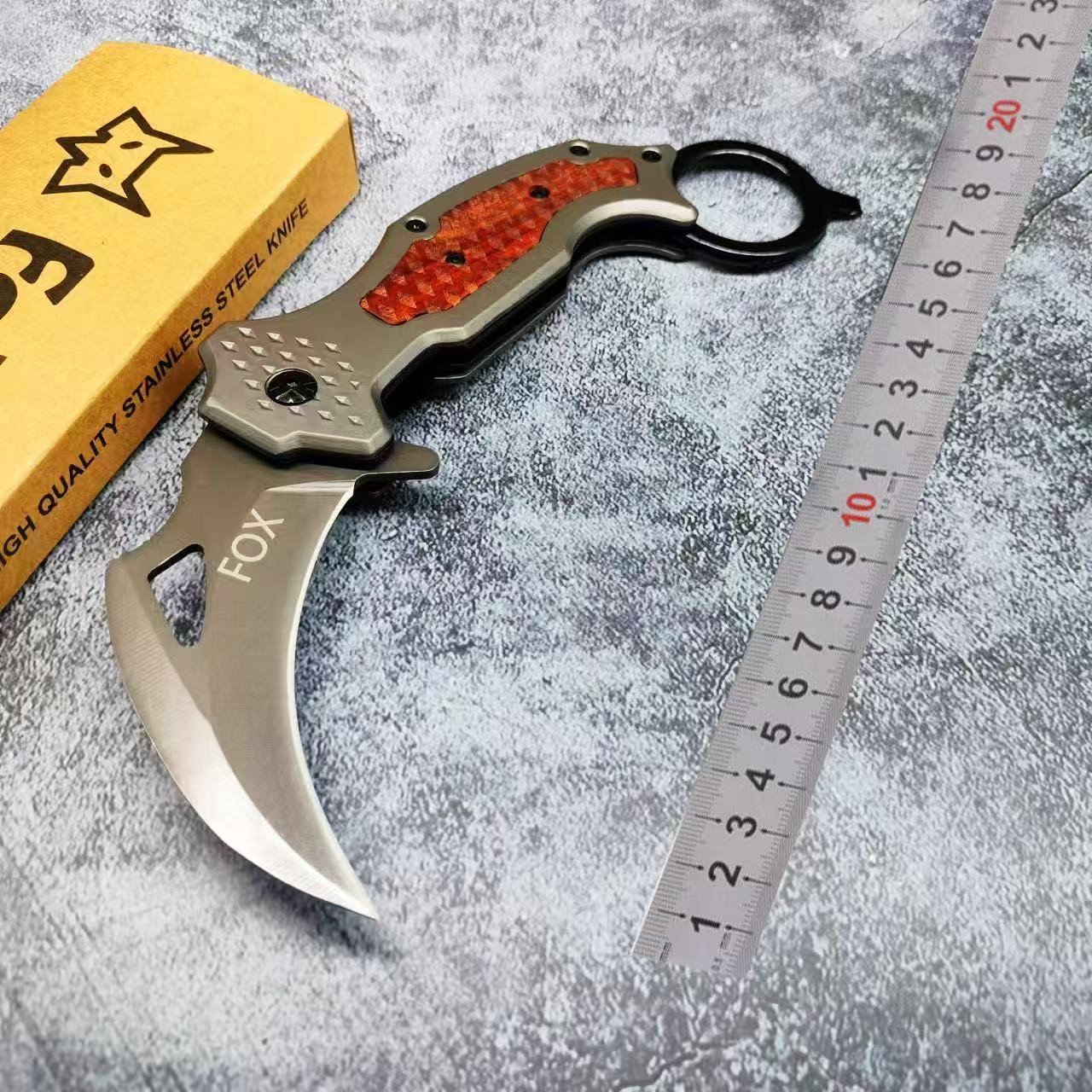 Fox Folding Karambit Tactical Pocket Knife