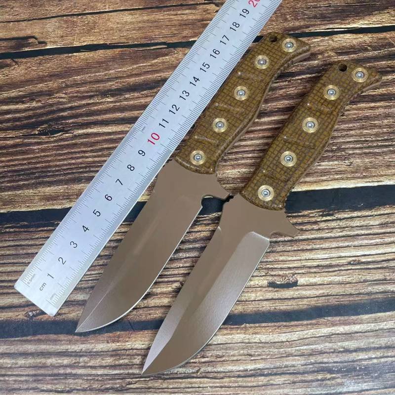 fixed camping outdoor knife bm375