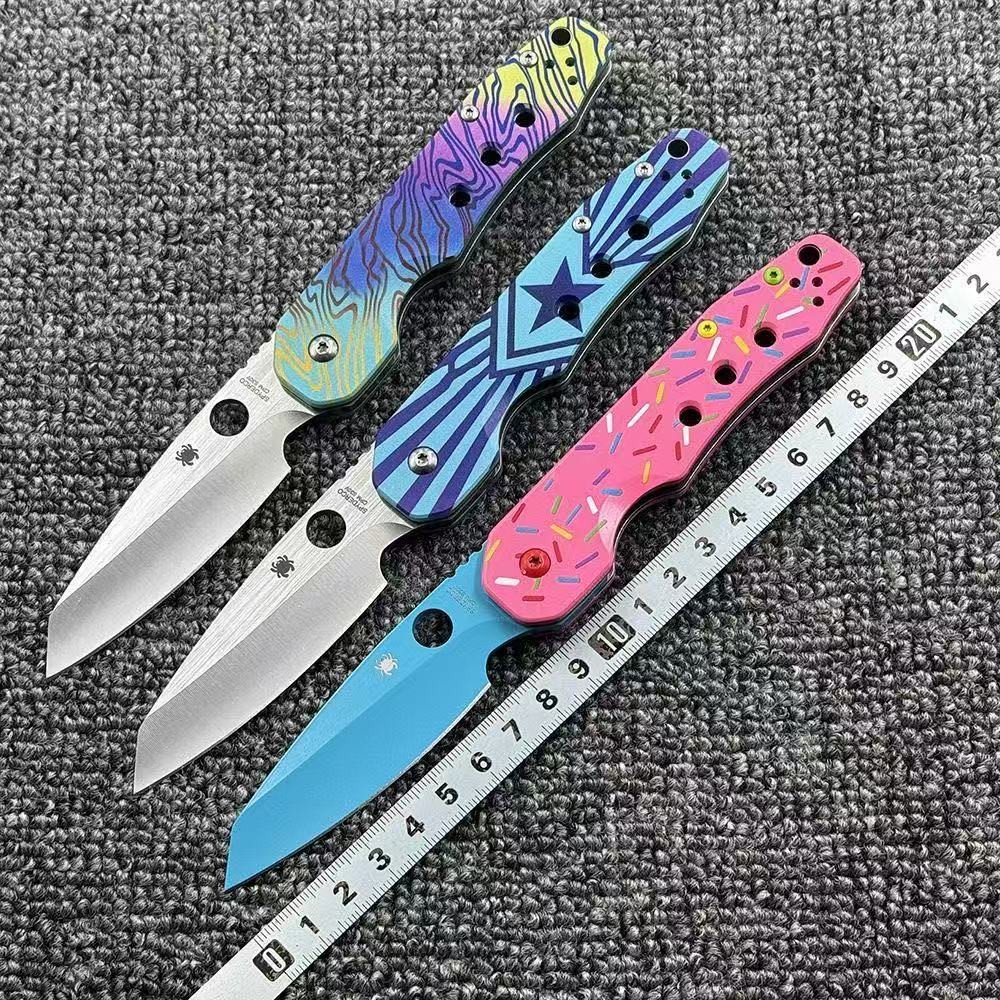 Tactical Knives Folding Pocket Knife 3D G10 Handle C240 Spyderco