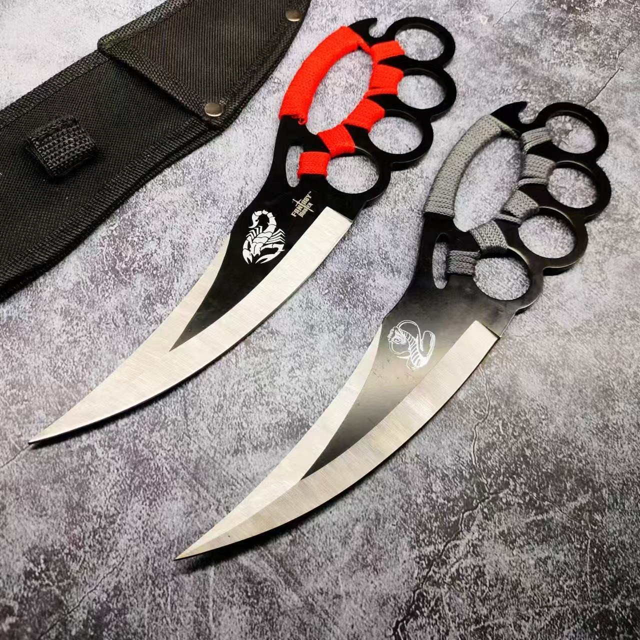 Knuckle Fixed Blade Knife