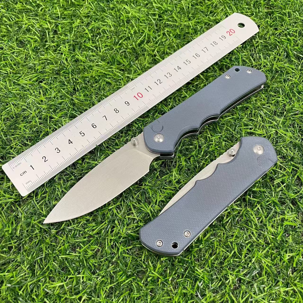 Tactical Folding Pocket Knife G10 Blue