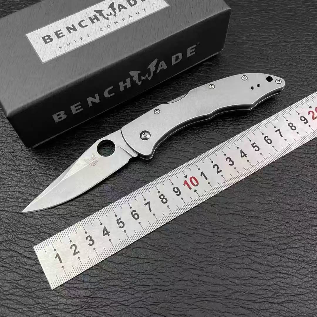 Tactical Folding Pocket Knife Steel Handle BM10402