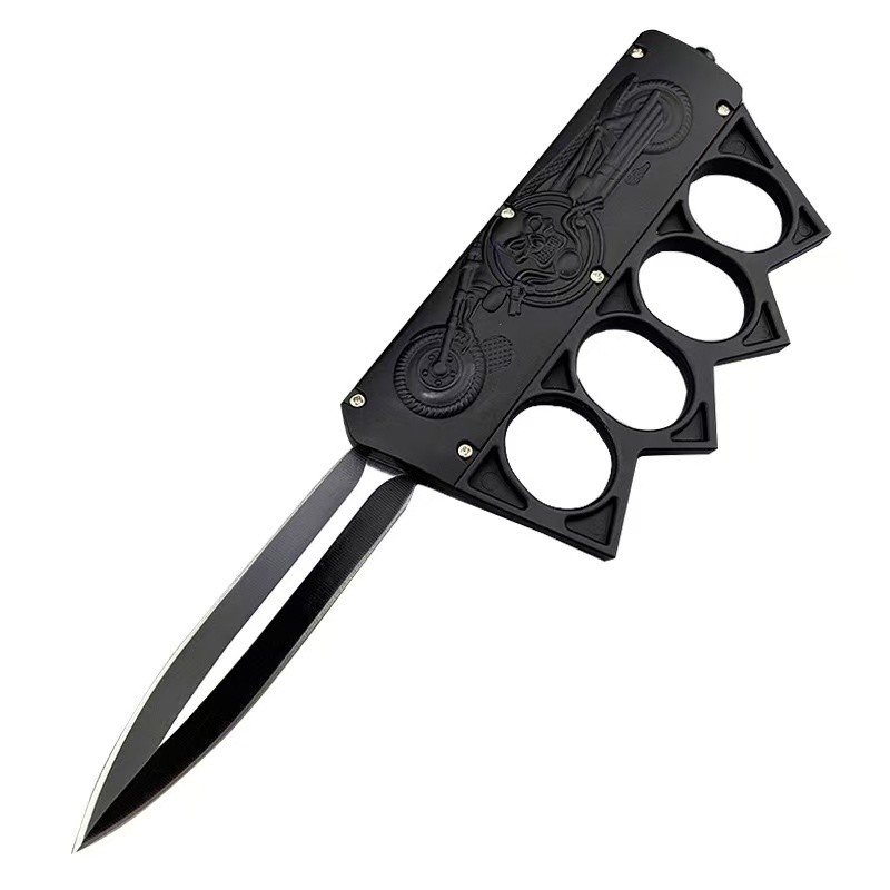 Folding Automatic Knuckles Knife ABS Handle