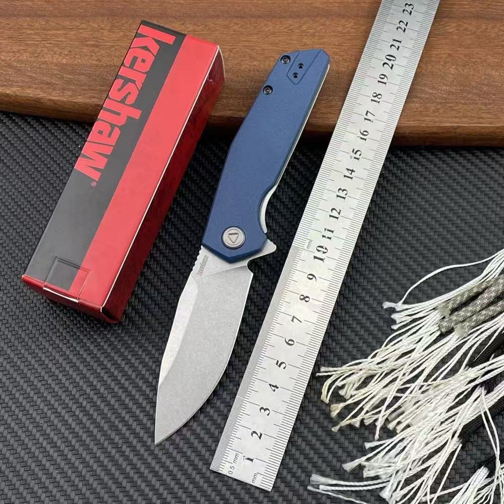 Tactical Folding Pocket Knife Blue KW2036