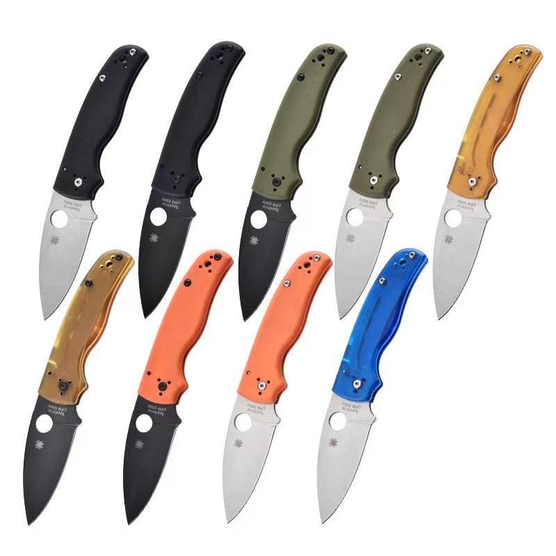 Tactical Knives Folding Pocket Knife C229 Spyderco