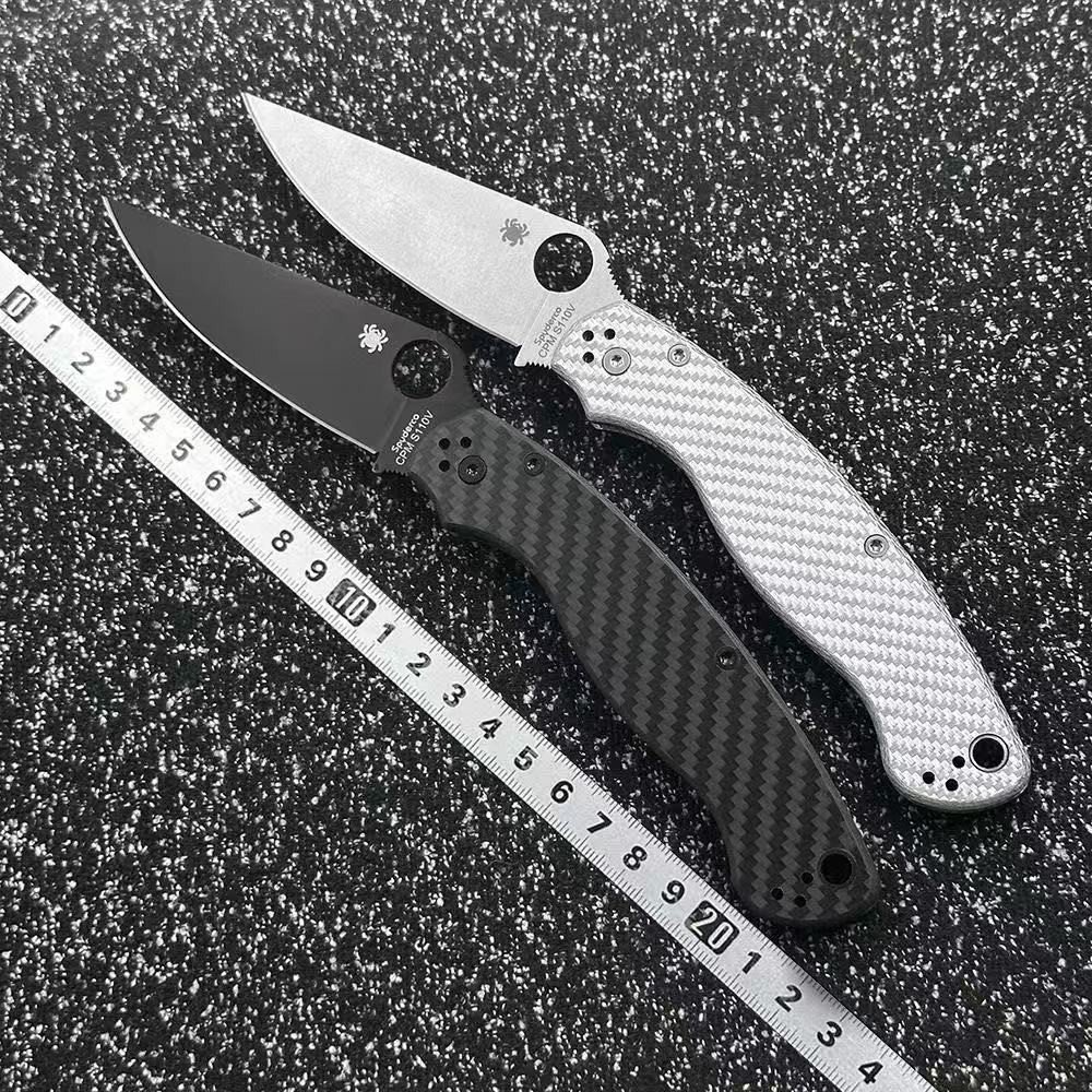 Tactical Knives Folding Pocket Knife Carbon Fiber Handle C36