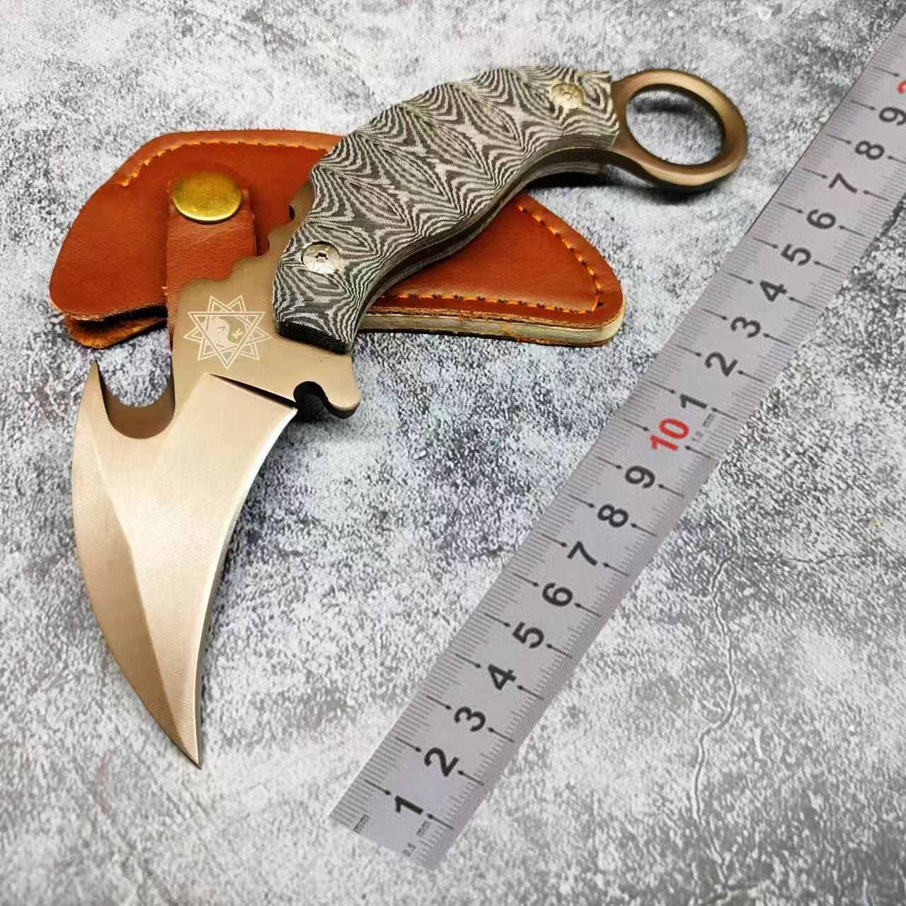 Fixed Blade Tactical Karambit Knife