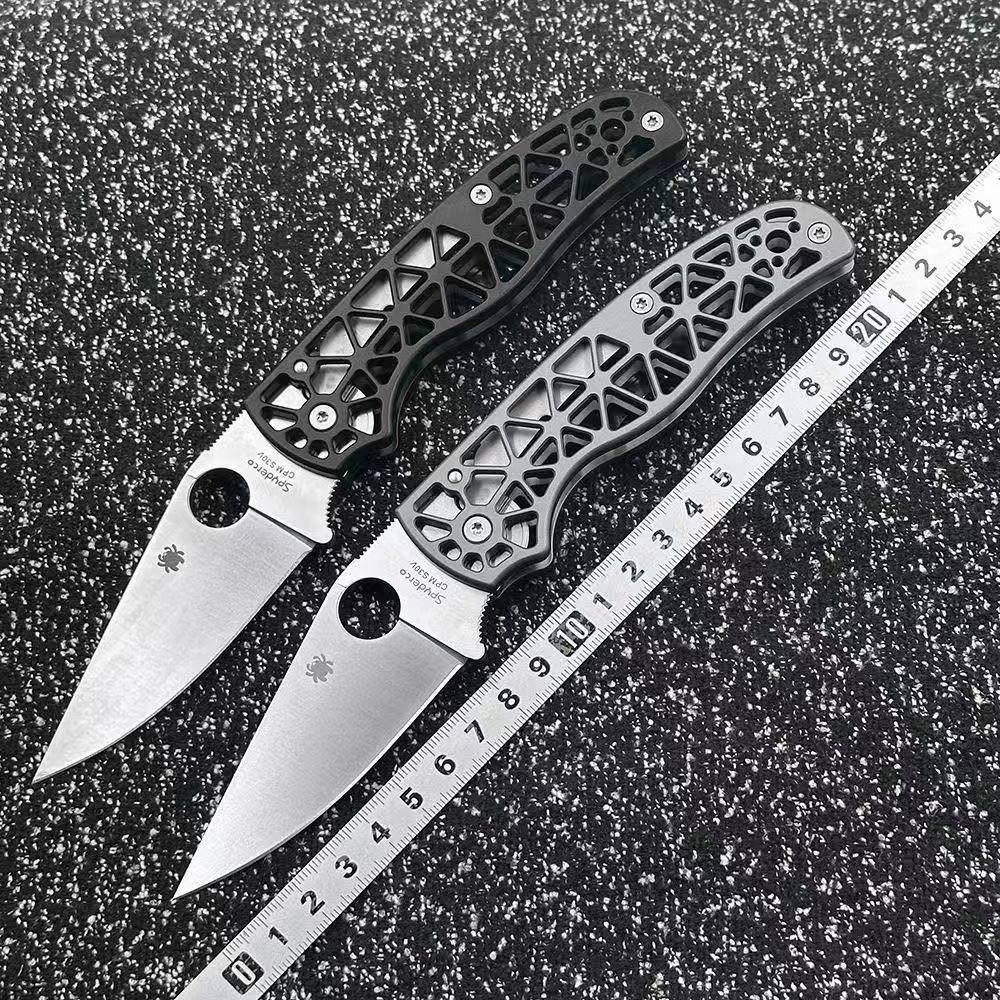 Tactical Folding Pocket Knife Aluminum Alloy Handle C266