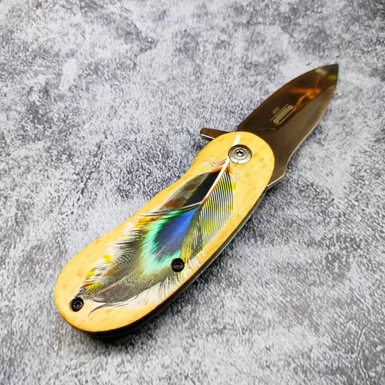 Smaller Folding Pocket Knife DA143 JEEP
