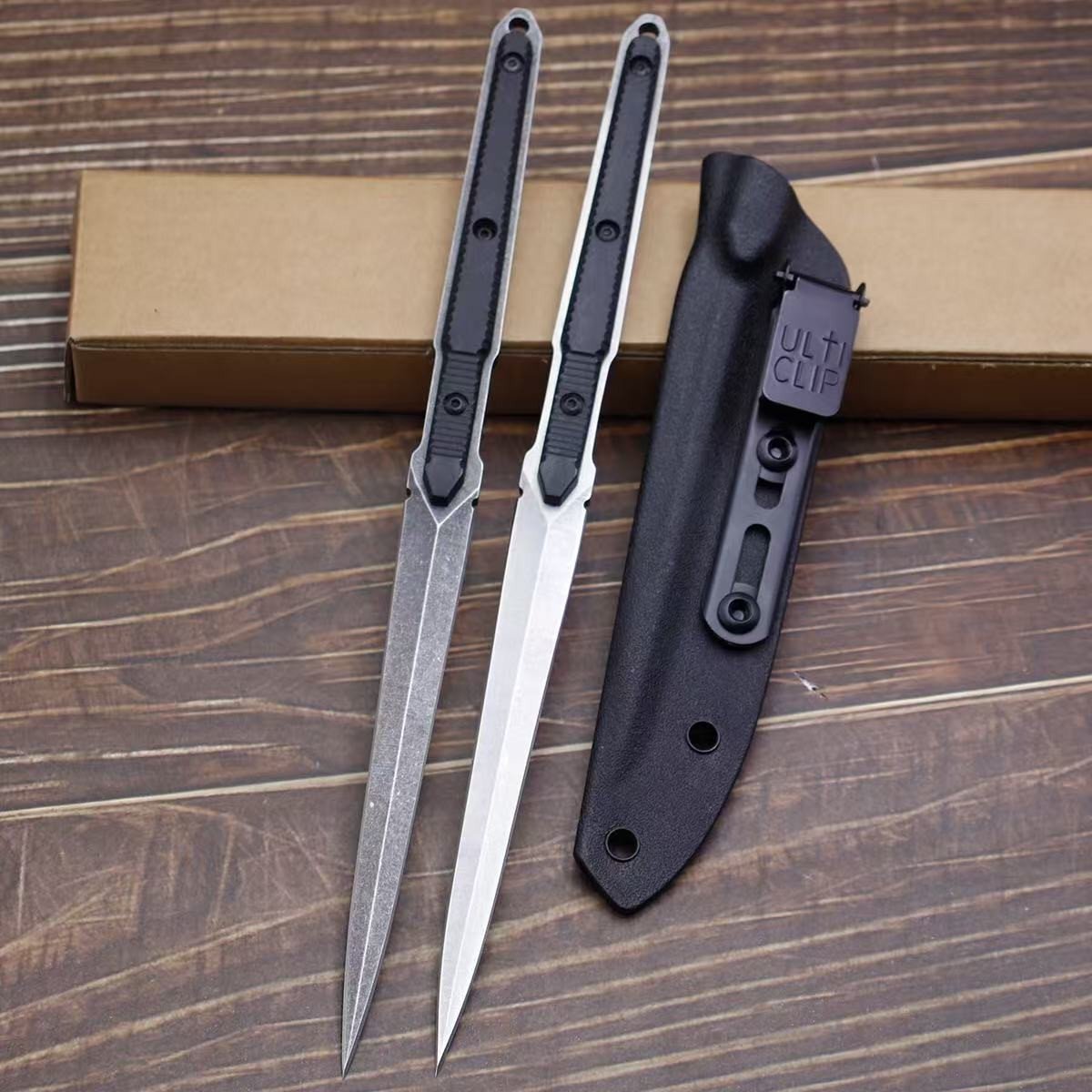 Tactical Cone Knife Awl Aluminum Alloy Handle KH