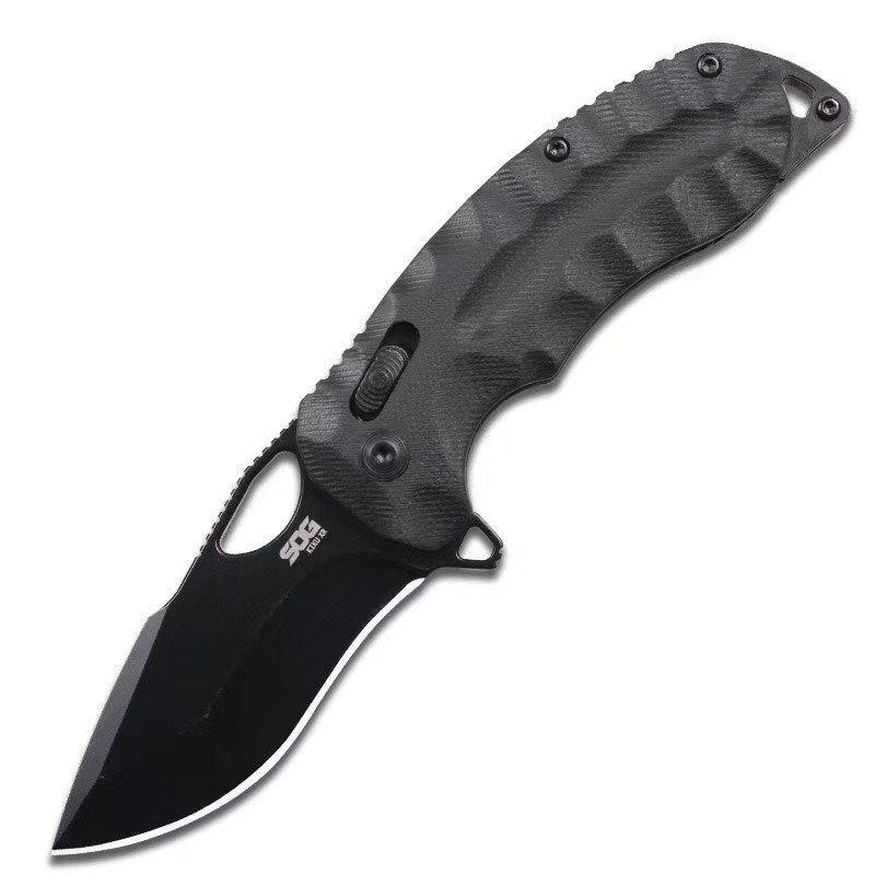 SOG Folding Pocket Knife Black Outdoor Tool