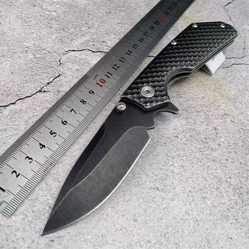 Tactical Folding Pocket Knife Steel Handle