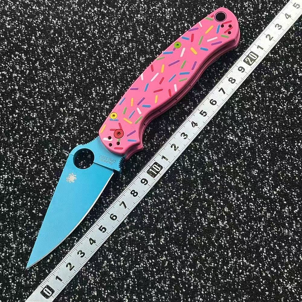 Tactical Folding Pocket Knife Aluminum Alloy Handle C81