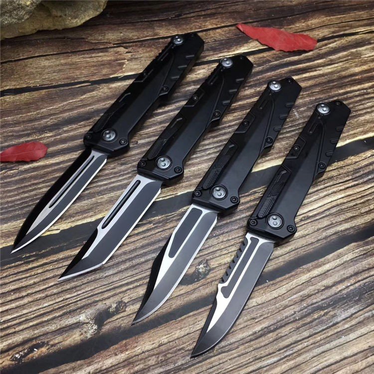 OTF Automatic Knife Black Zinc Alloy