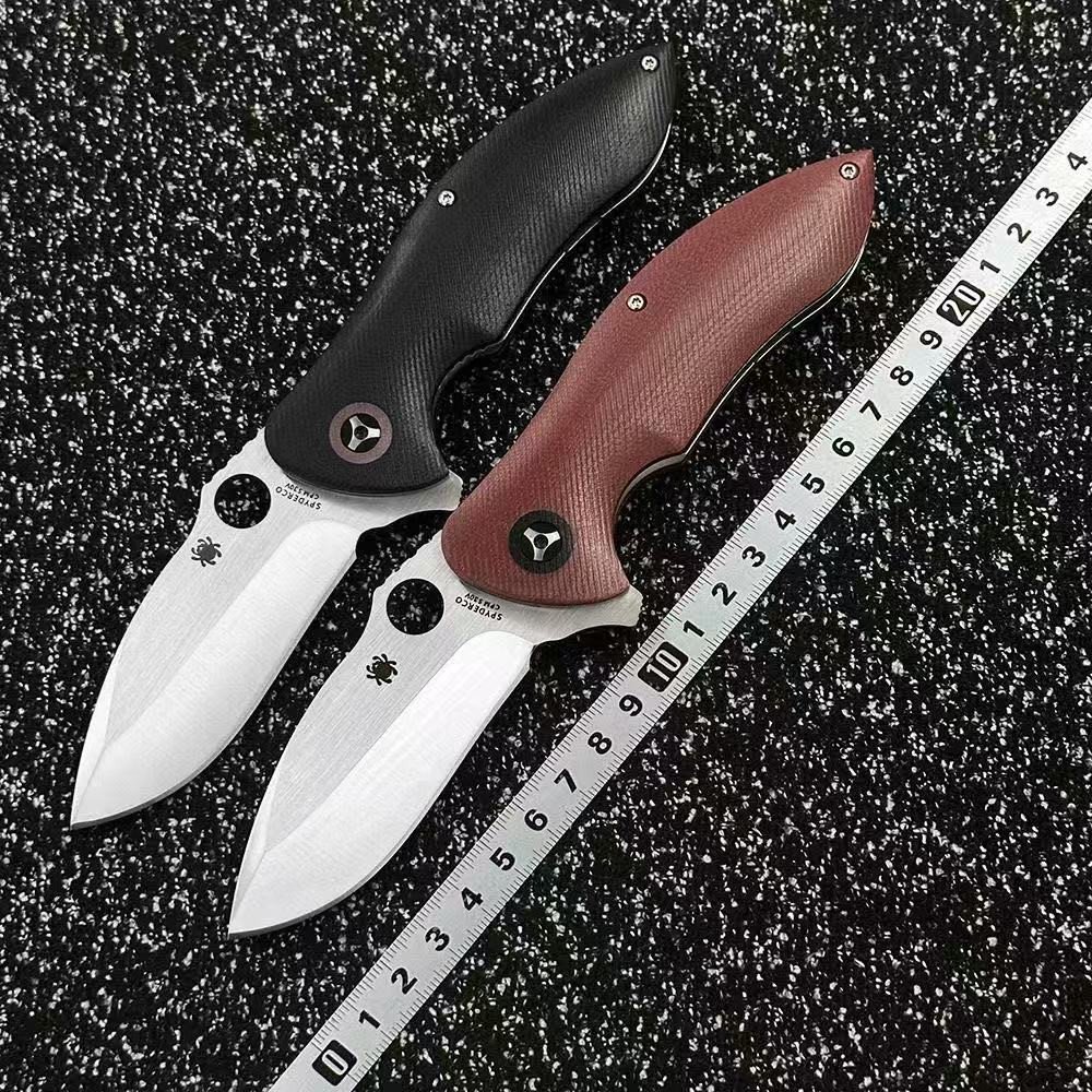 Sypderco Folding Pocket Knife G10 Handle C187