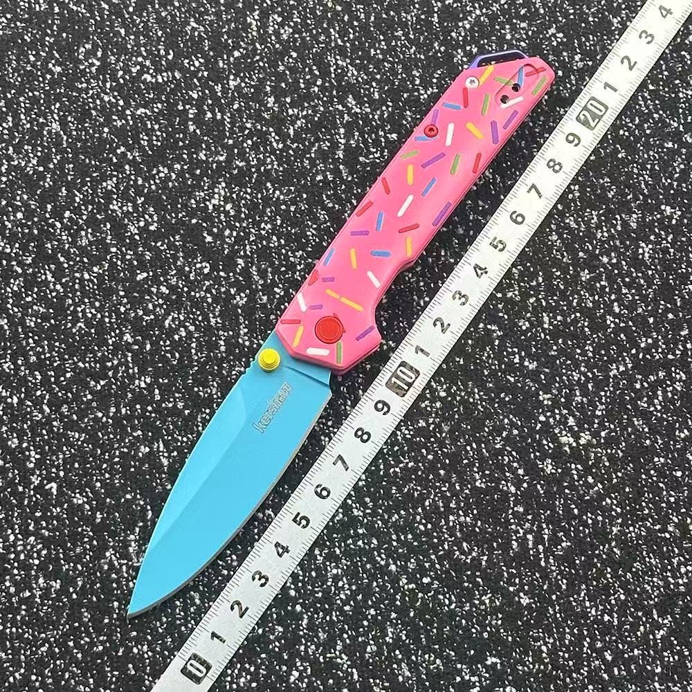 Tactical Kershaw Folding Pocket Knife 2038 Pink